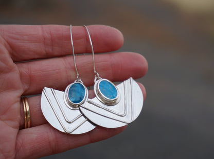 Chevron Danglers (Sleeping Beauty)