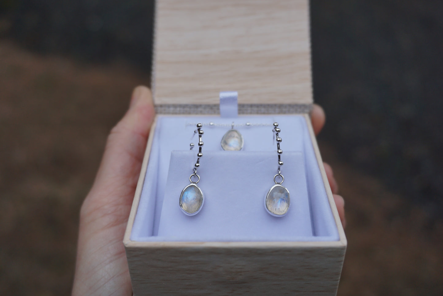 Moonstone Jewelry Set
