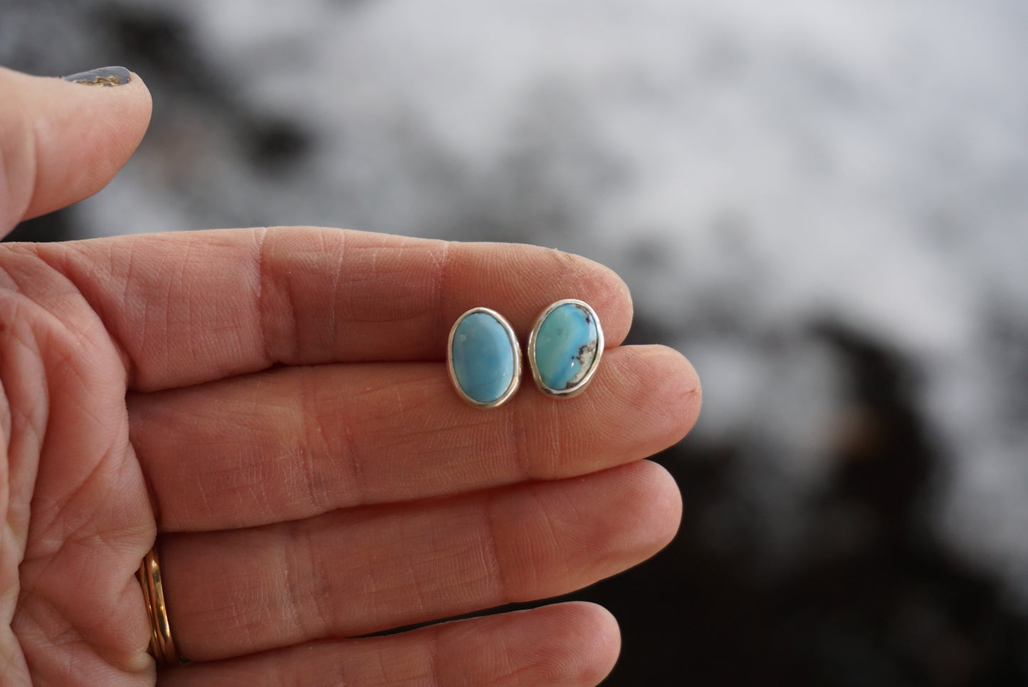 Stud Earrings (Golden Hill)