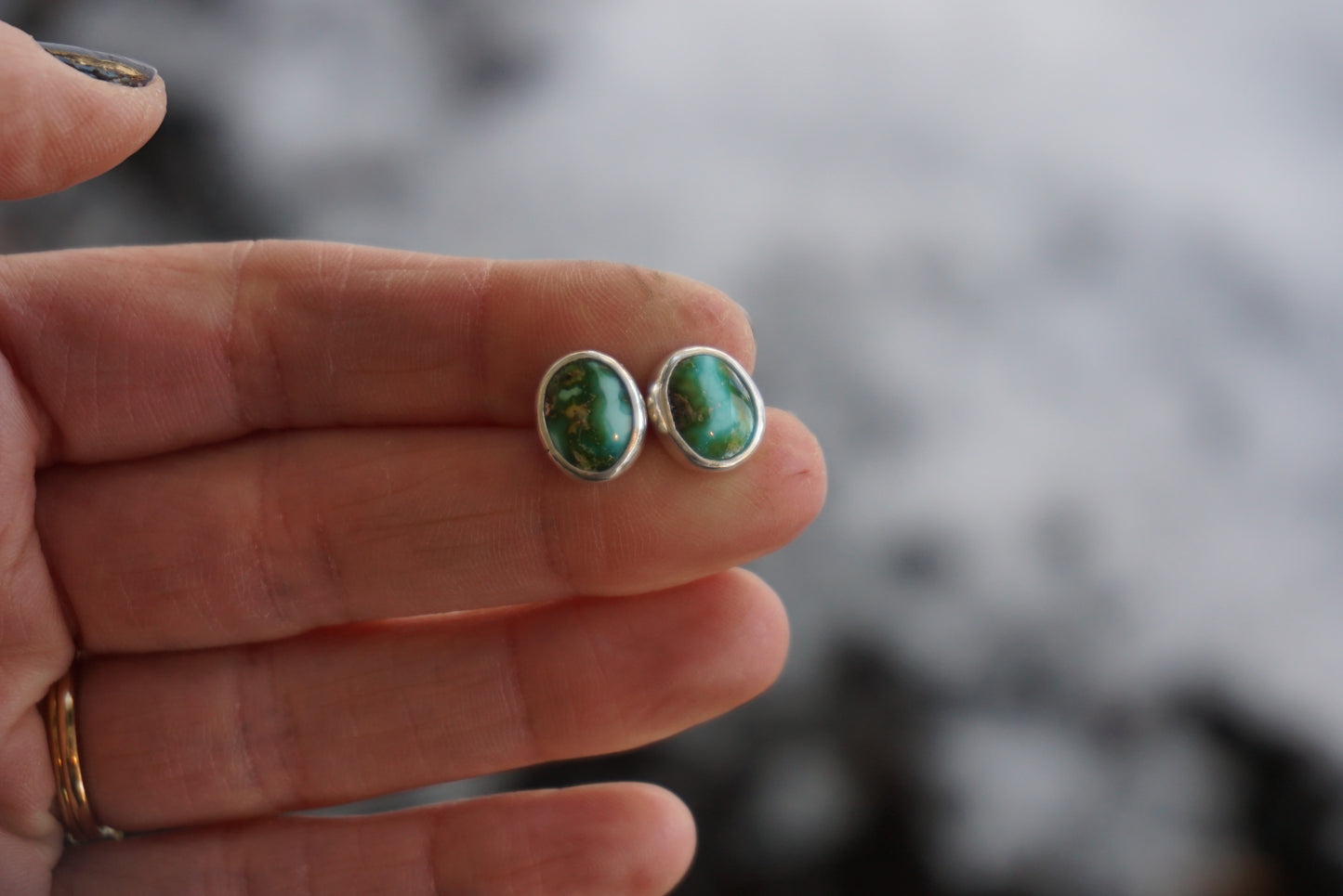 Stud Earrings (Sonoran Gold)