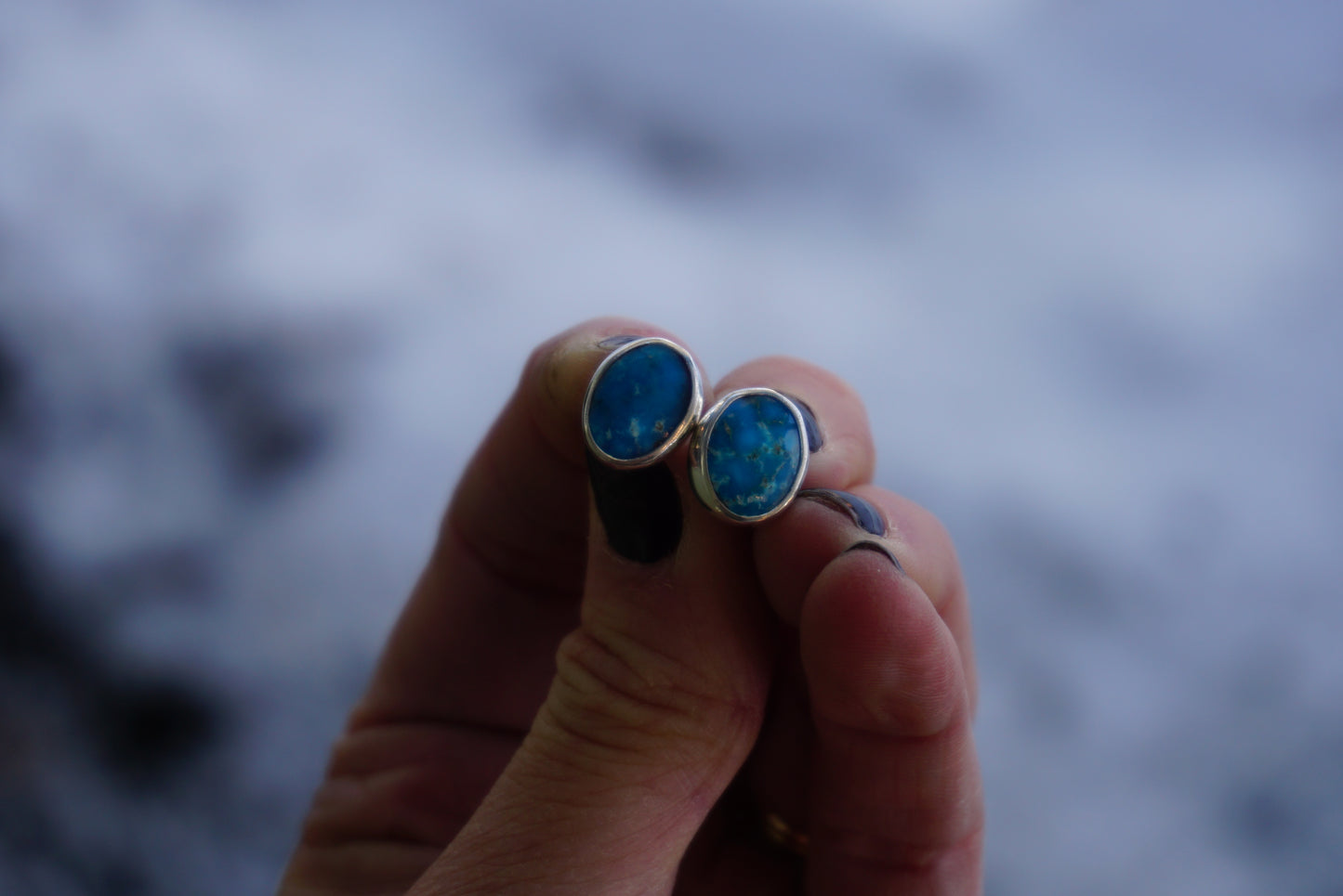 Stud Earrings (Sleeping Beauty)