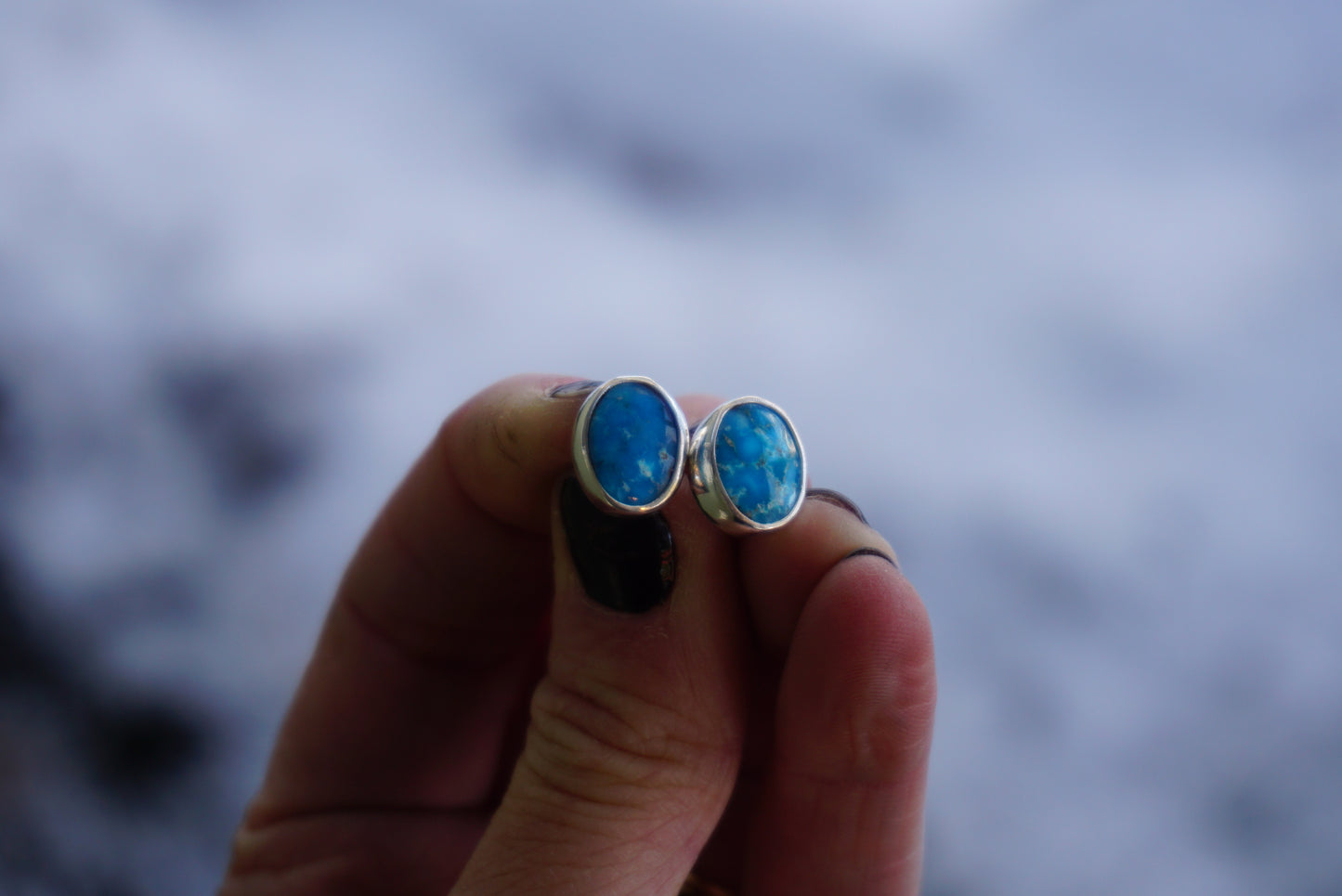 Stud Earrings (Sleeping Beauty)