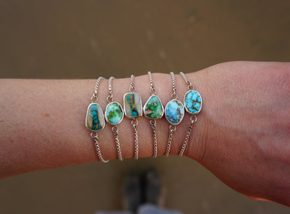 Box Chain Adjustable Bracelet (Sonoran Gold)