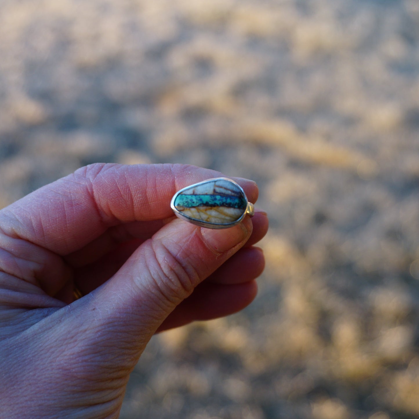 Turquoise Ring (Royston Ribbon - 7)
