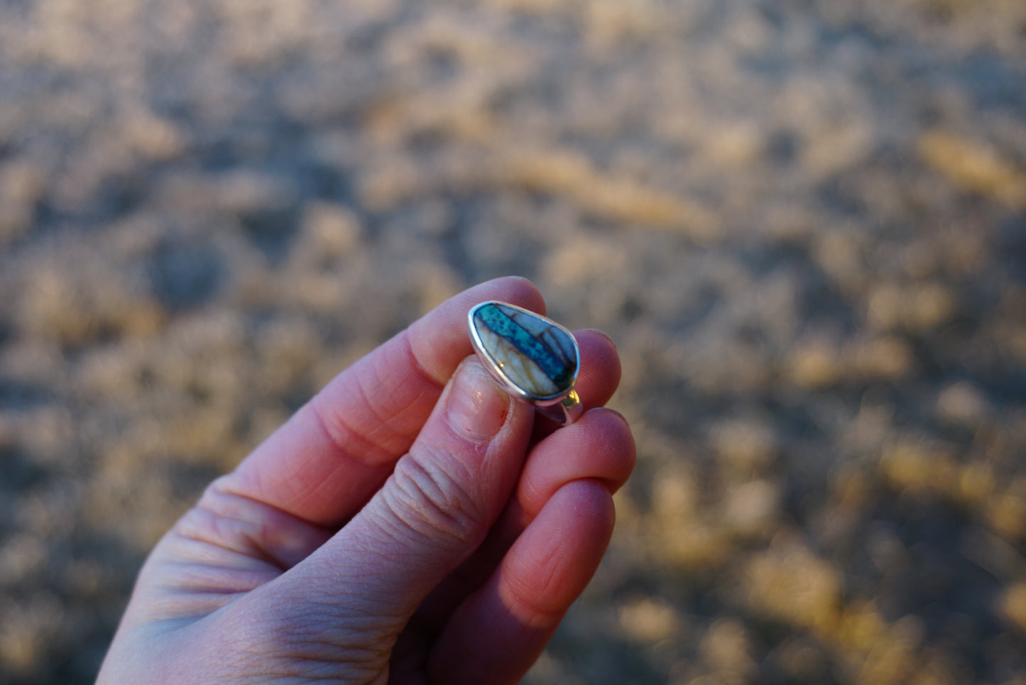 Turquoise Ring (Royston Ribbon - 7)