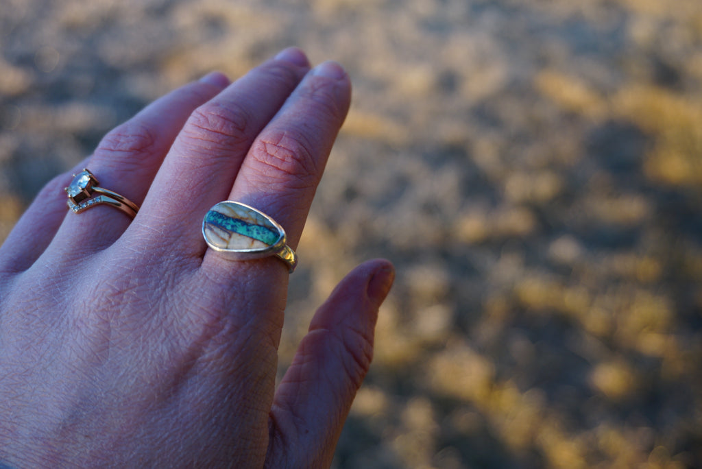 Turquoise Ring (Royston Ribbon - 7)
