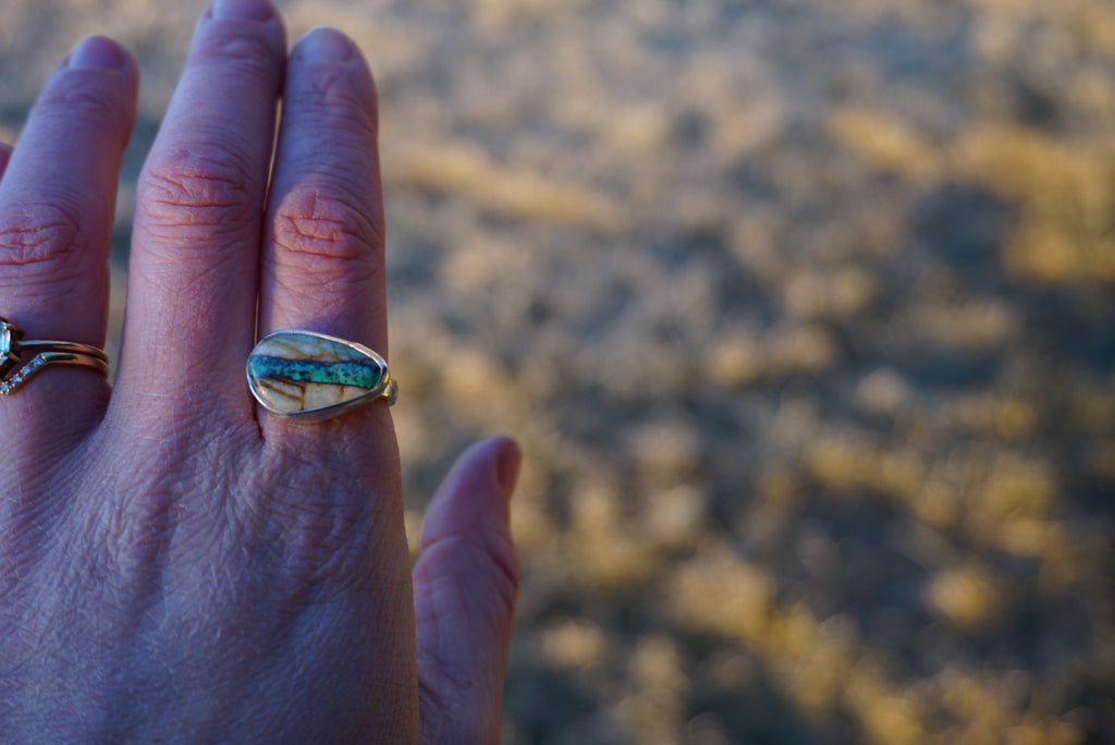 Turquoise Ring (Royston Ribbon - 7)