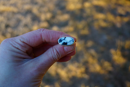 Turquoise Ring (White Buffalo - 5)