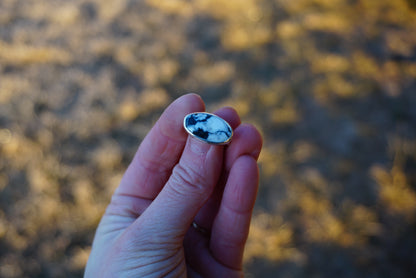 Turquoise Ring (White Buffalo - 5)