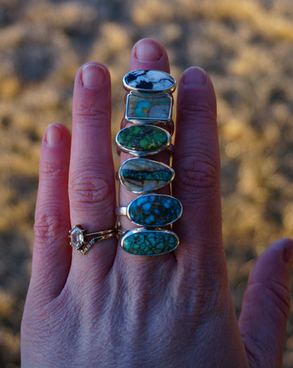 Turquoise Ring (White Buffalo - 5)