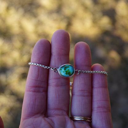 Box Chain Adjustable Bracelet (Sonoran Gold)