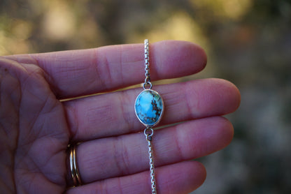 Box Chain Adjustable Bracelet (Golden Hill)