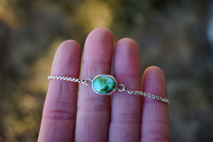 Box Chain Adjustable Bracelet (Sonoran Gold)