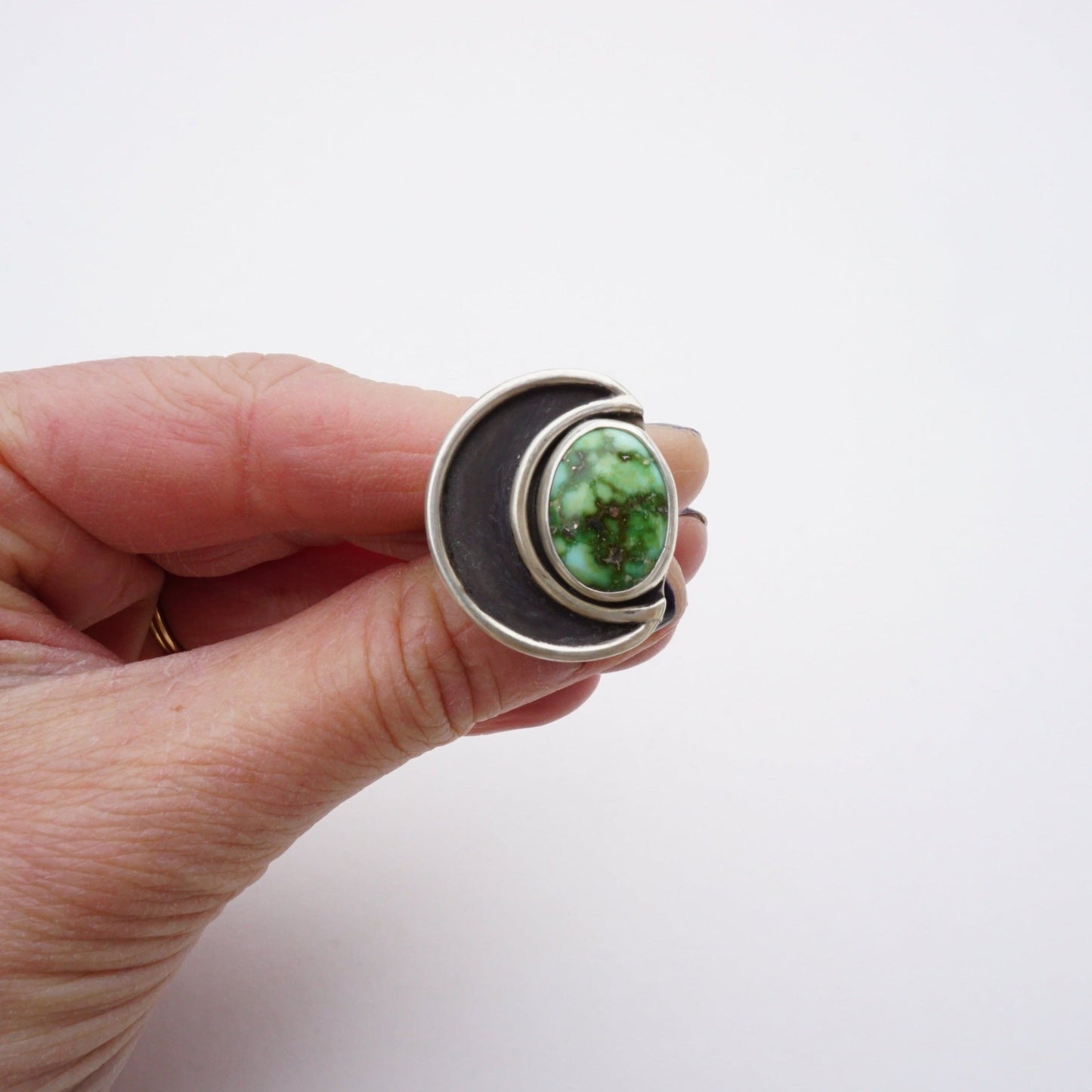 Crescent Moon Ring (size 7.25)