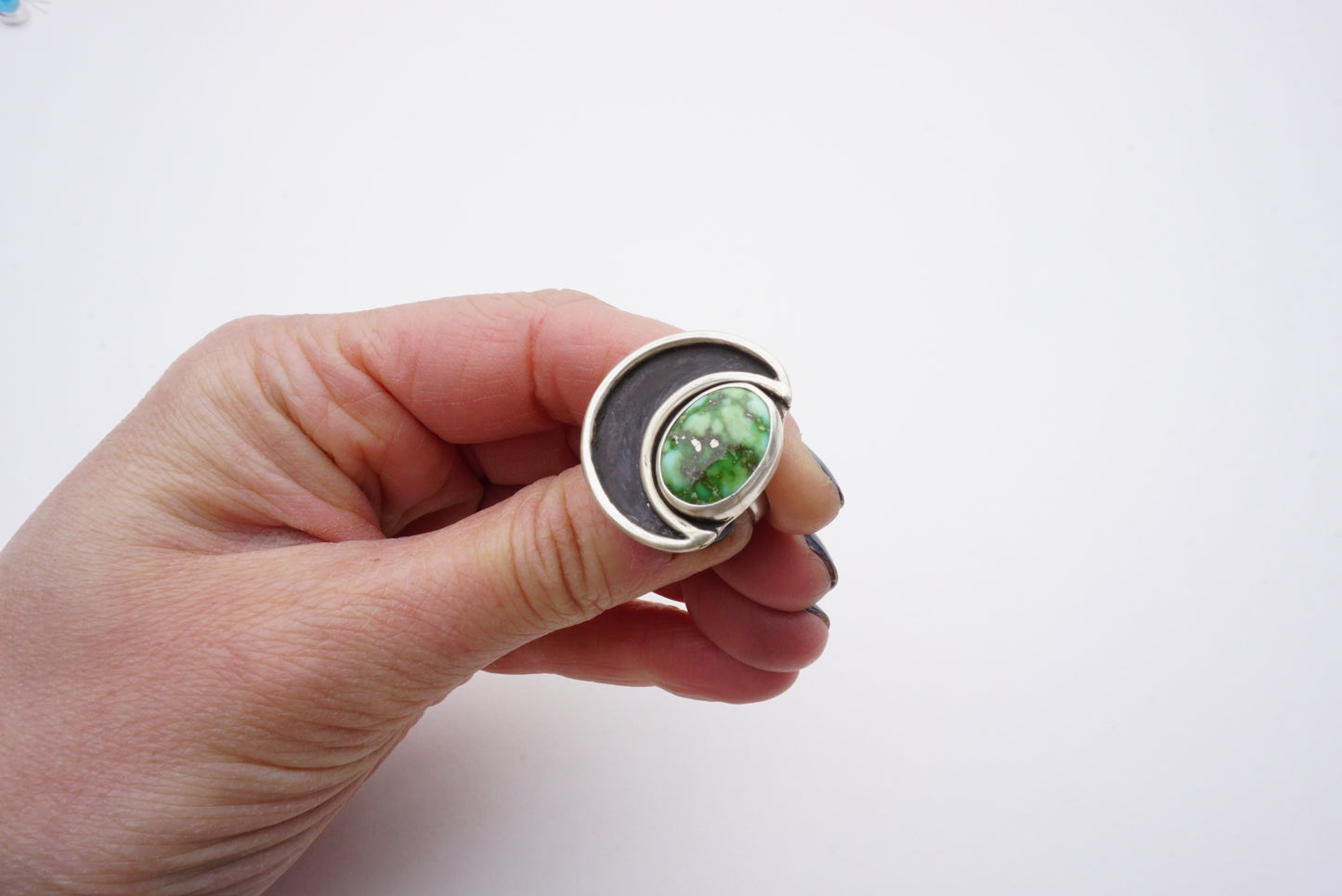 Crescent Moon Ring (size 7.25)