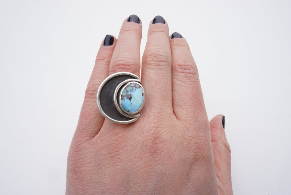 Crescent Moon Ring (size 5.5)