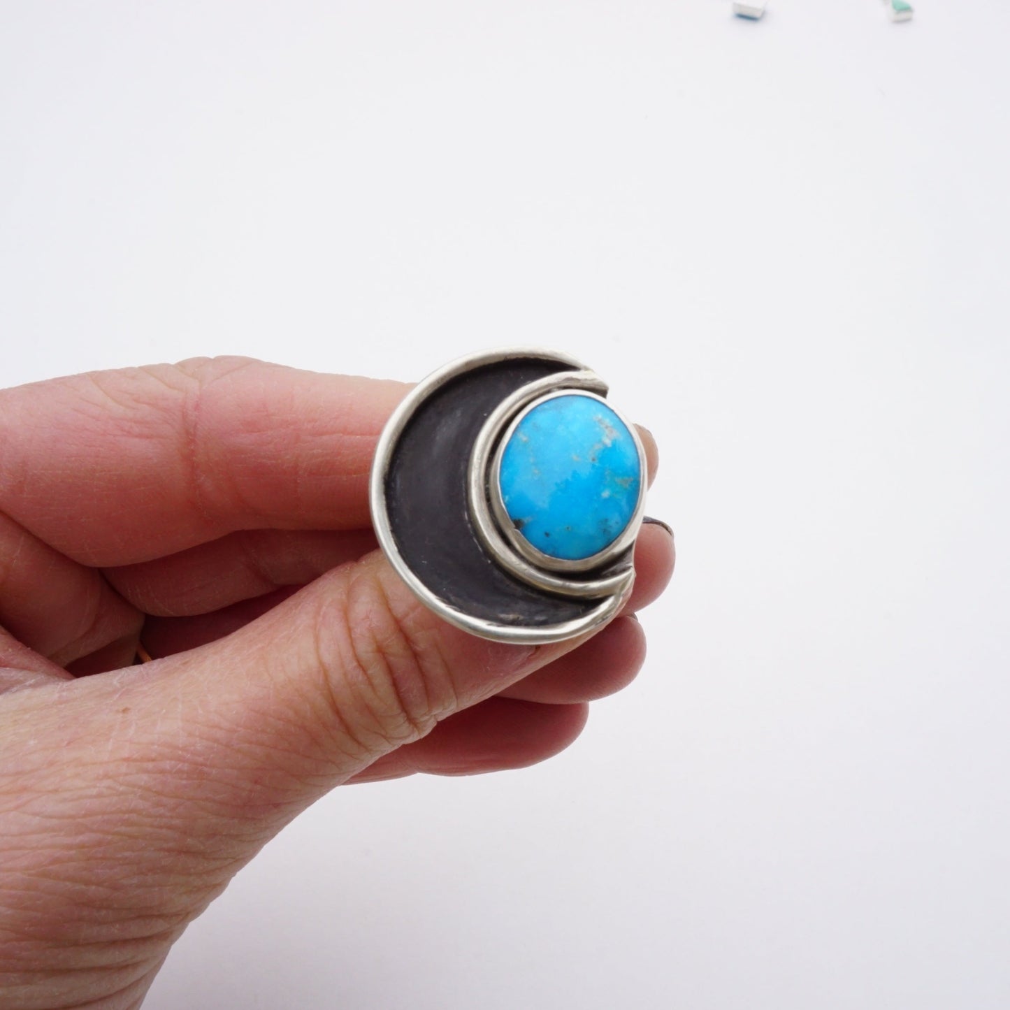 Crescent Moon Ring (size 8.5)