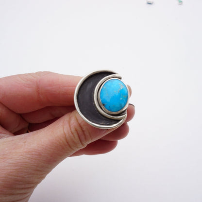 Crescent Moon Ring (size 8.5)