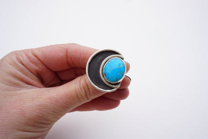Crescent Moon Ring (size 8.5)