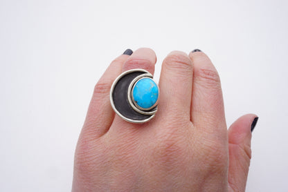 Crescent Moon Ring (size 8.5)