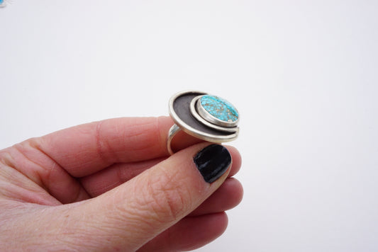 Crescent Moon Ring (size 6)