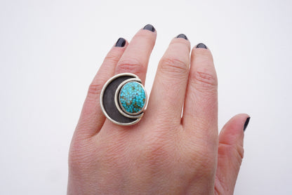Crescent Moon Ring (size 6)