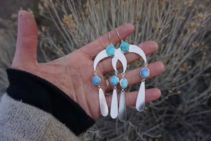 Luna Earring (Carico Lake/Golden Hill)