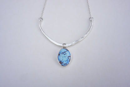 Turquoise Bar Necklace (Golden Hill)