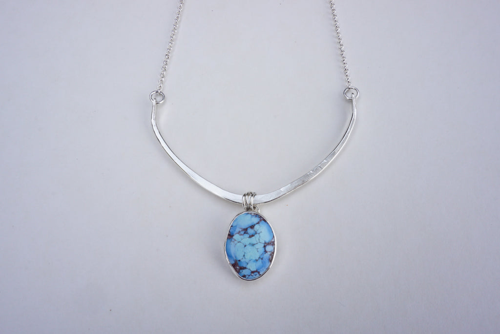 Turquoise Bar Necklace (Golden Hill)