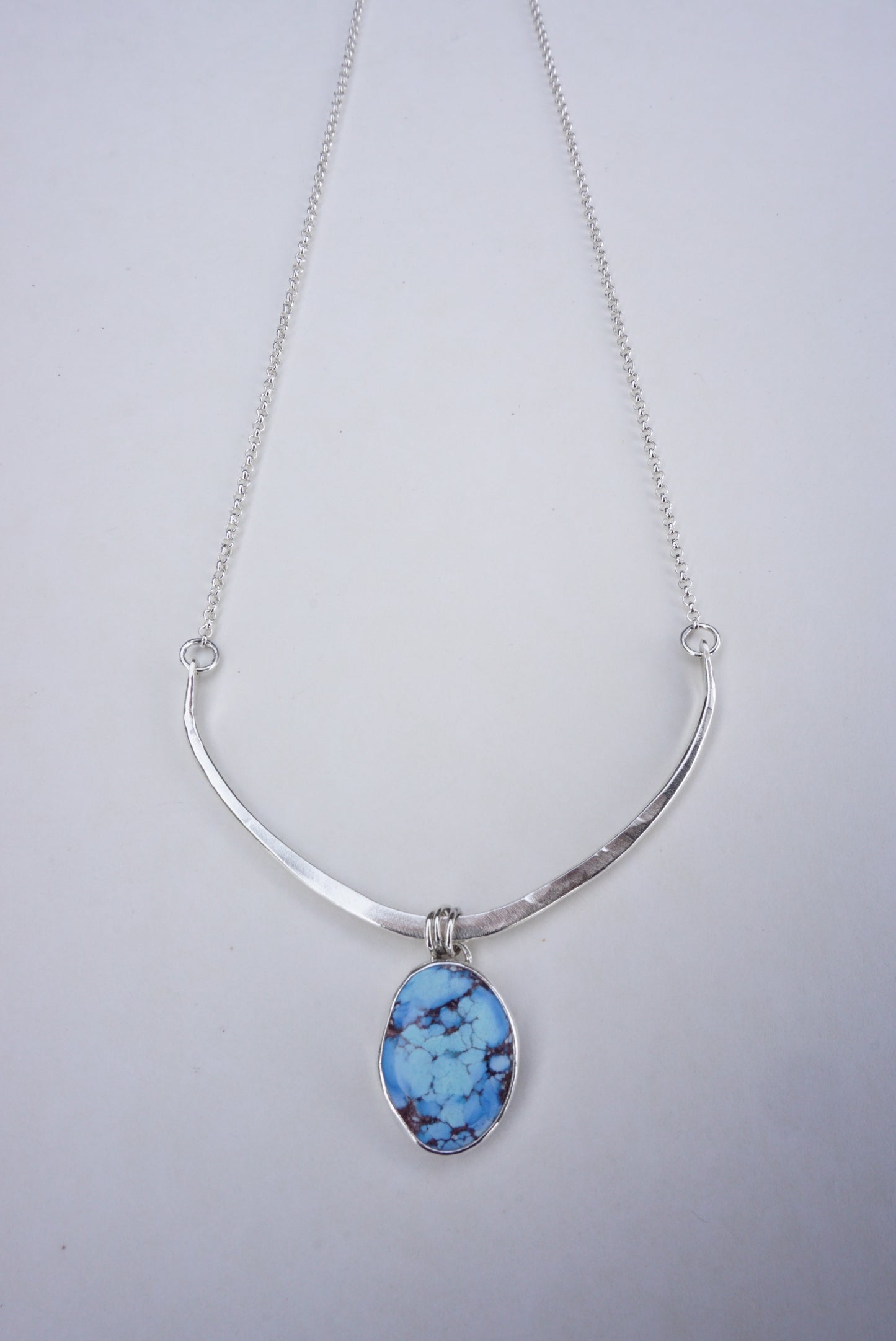 Turquoise Bar Necklace (Golden Hill)