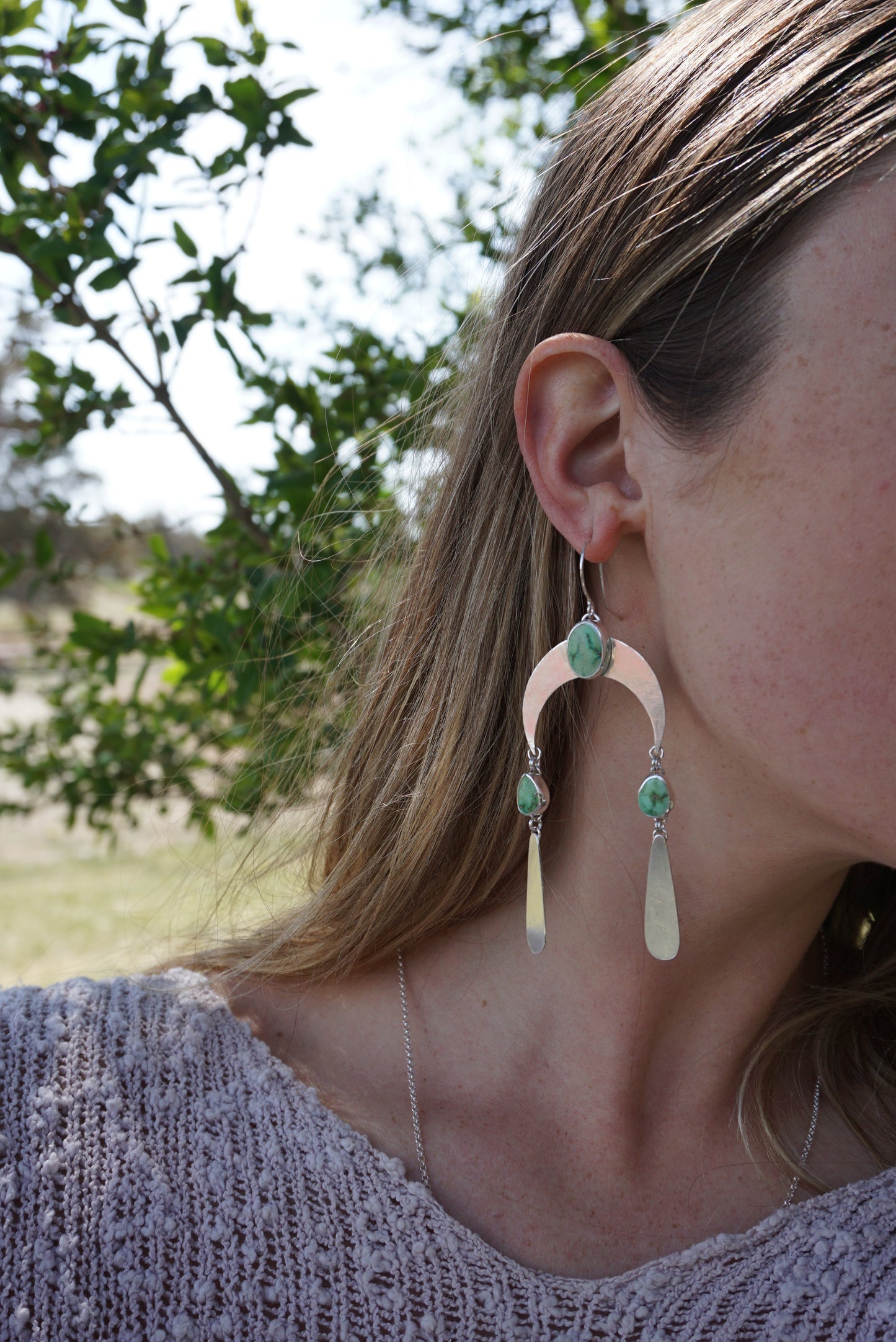 Luna Earring (Carico Lake/Golden Hill)
