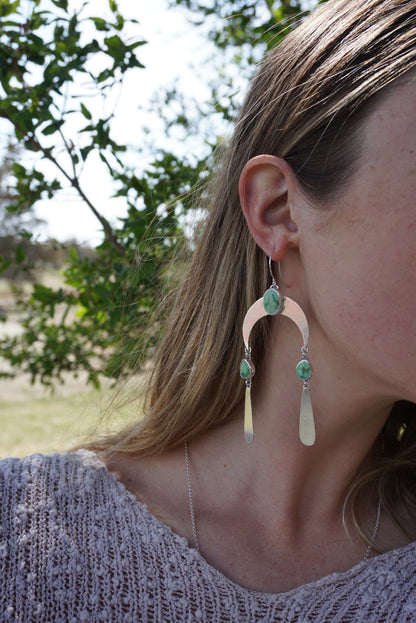 Luna Earring (Carico Lake/Golden Hill)
