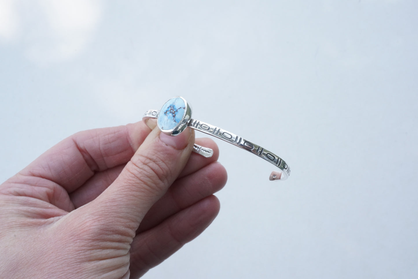 Stamped Cuff Bracelet (Golden Hill)