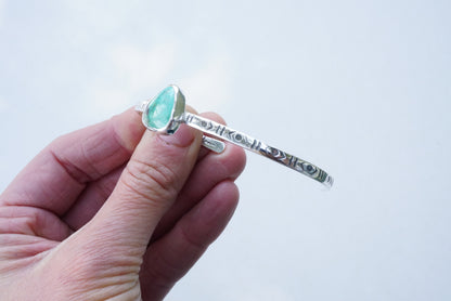 Stamped Cuff Bracelet (Carico Lake)