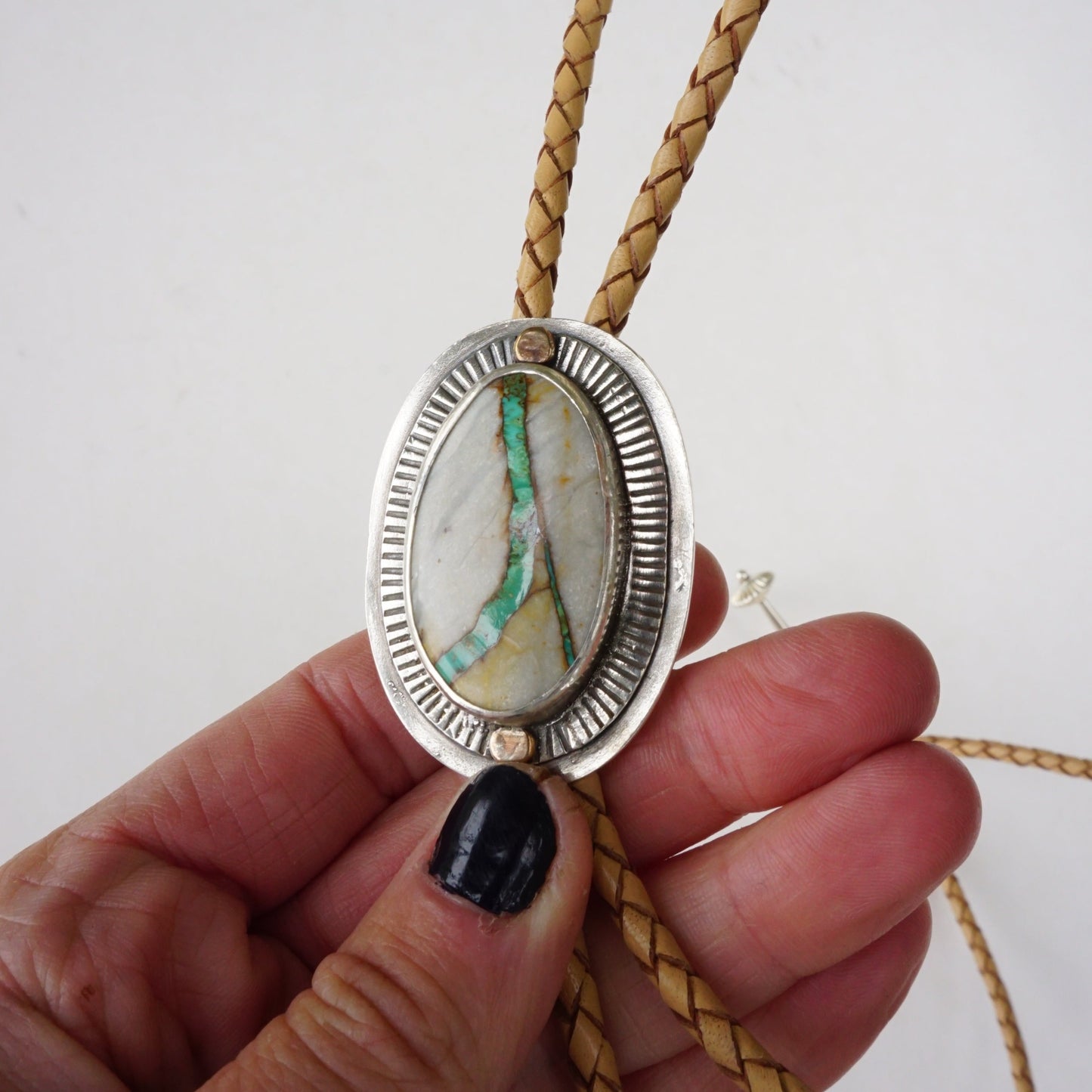 Sundial Bolo Tie (Royston Ribbon)