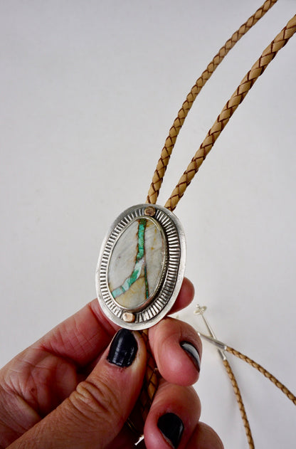 Sundial Bolo Tie (Royston Ribbon)