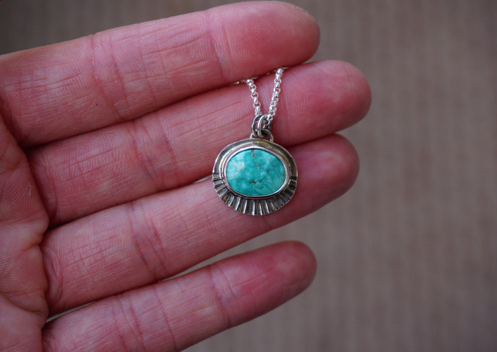 Turquoise Pendant - Morning Star