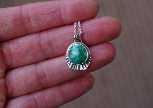 Turquoise Pendant - Emerald Valley