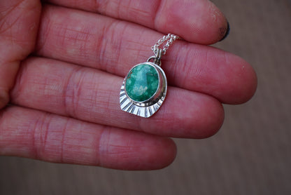 Turquoise Pendant - Emerald Valley