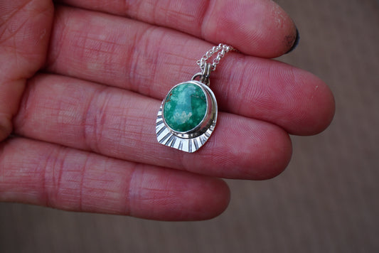 Turquoise Pendant - Emerald Valley