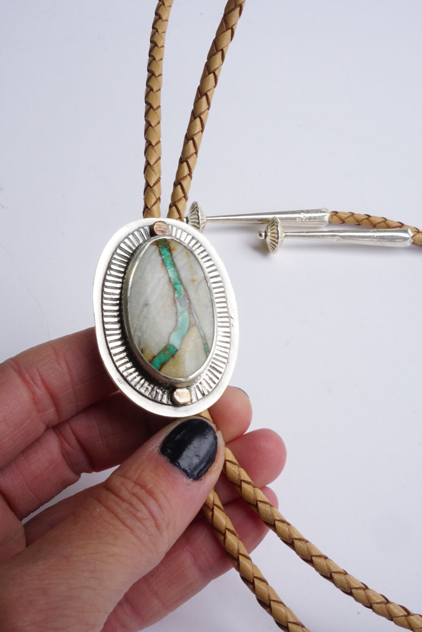 Sundial Bolo Tie (Royston Ribbon)