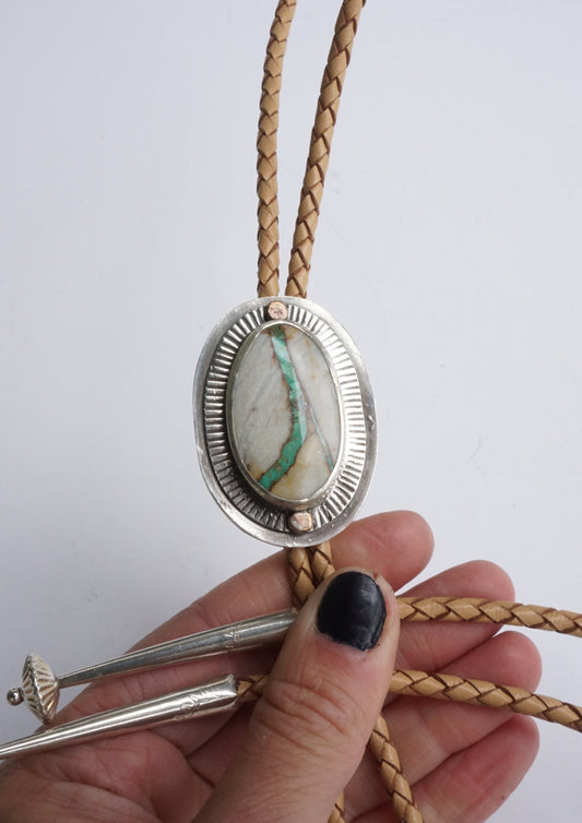 Sundial Bolo Tie (Royston Ribbon)