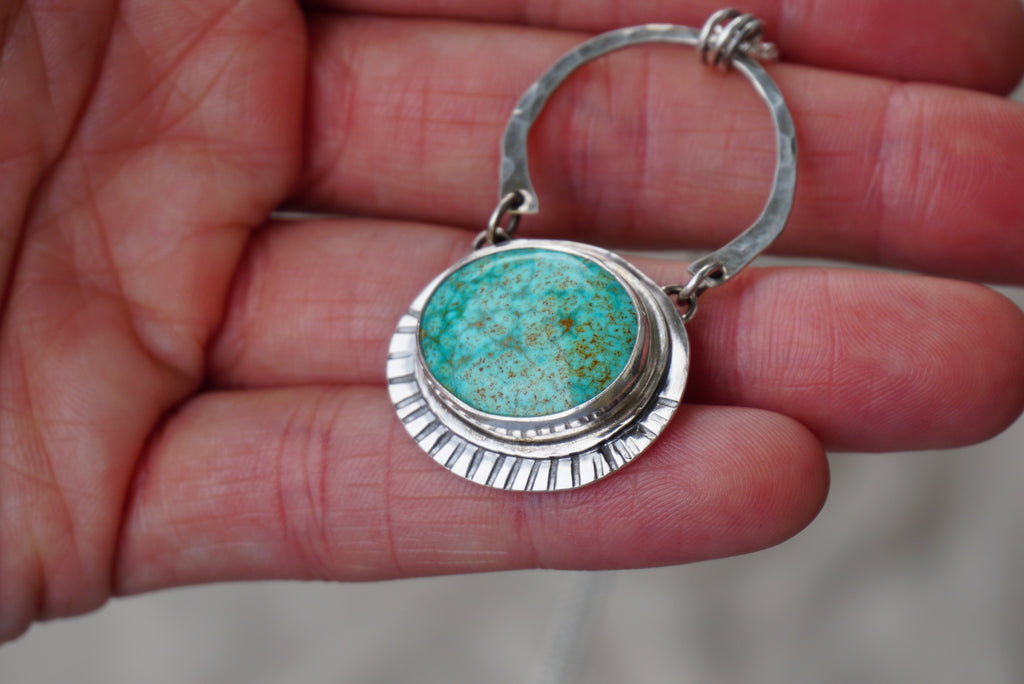 Riverbend Necklace #1 (Turquoise Mountain)