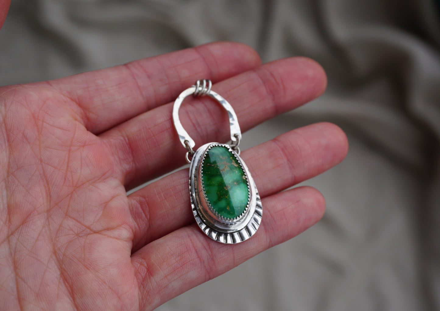 Riverbend Necklace #2 (Emerald Valley)