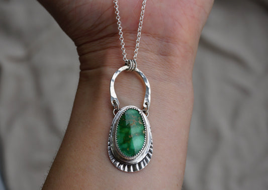 Riverbend Necklace #2 (Emerald Valley)