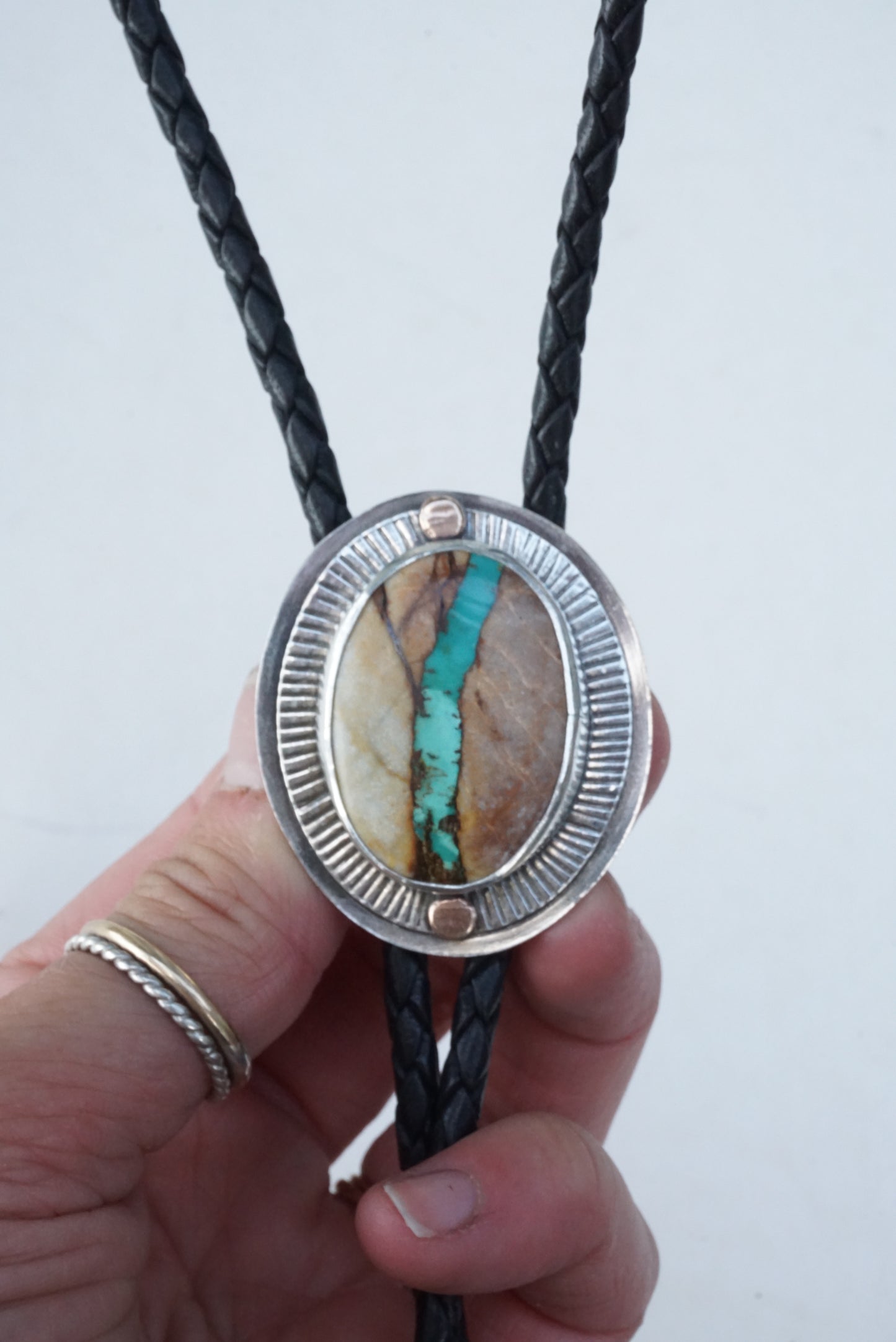 Sundial Bolo Tie (Royston Ribbon)