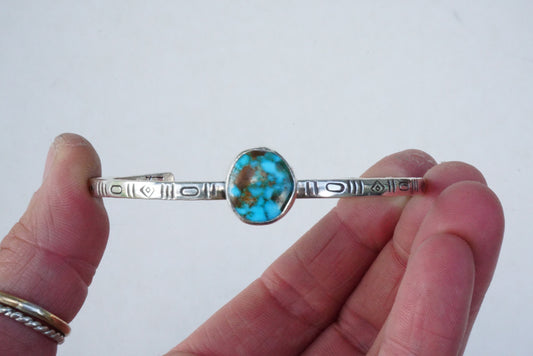 Stamped Cuff Bracelet (Kingman)
