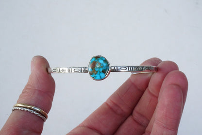 Stamped Cuff Bracelet (Kingman)
