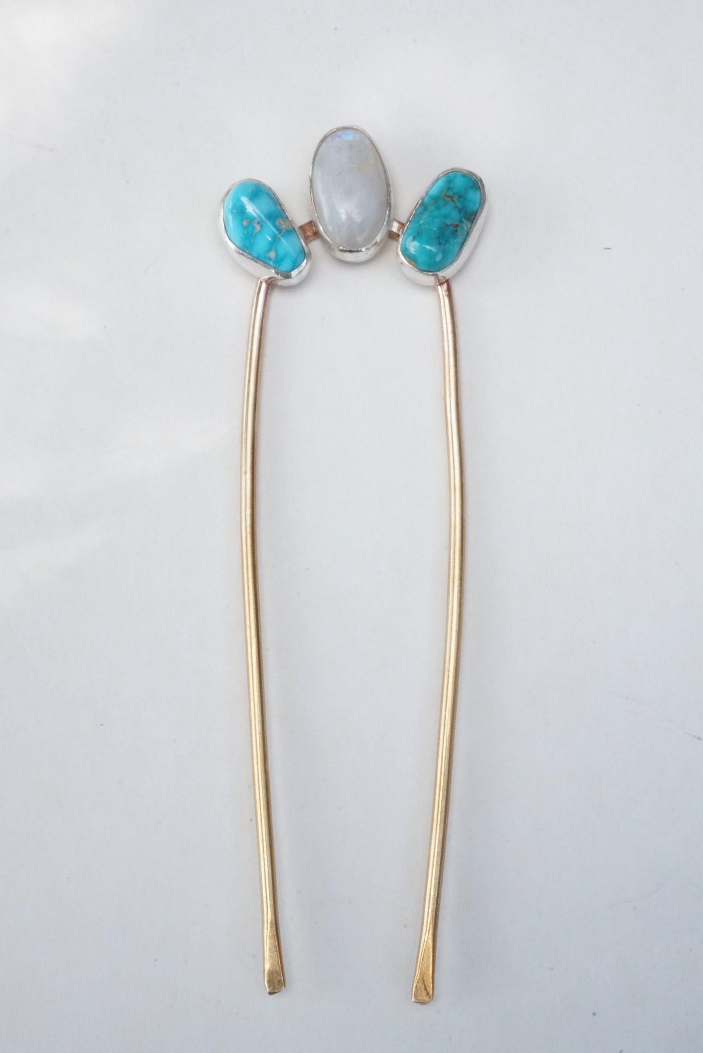 Hair Fork (Blue Moon/Moonstone)