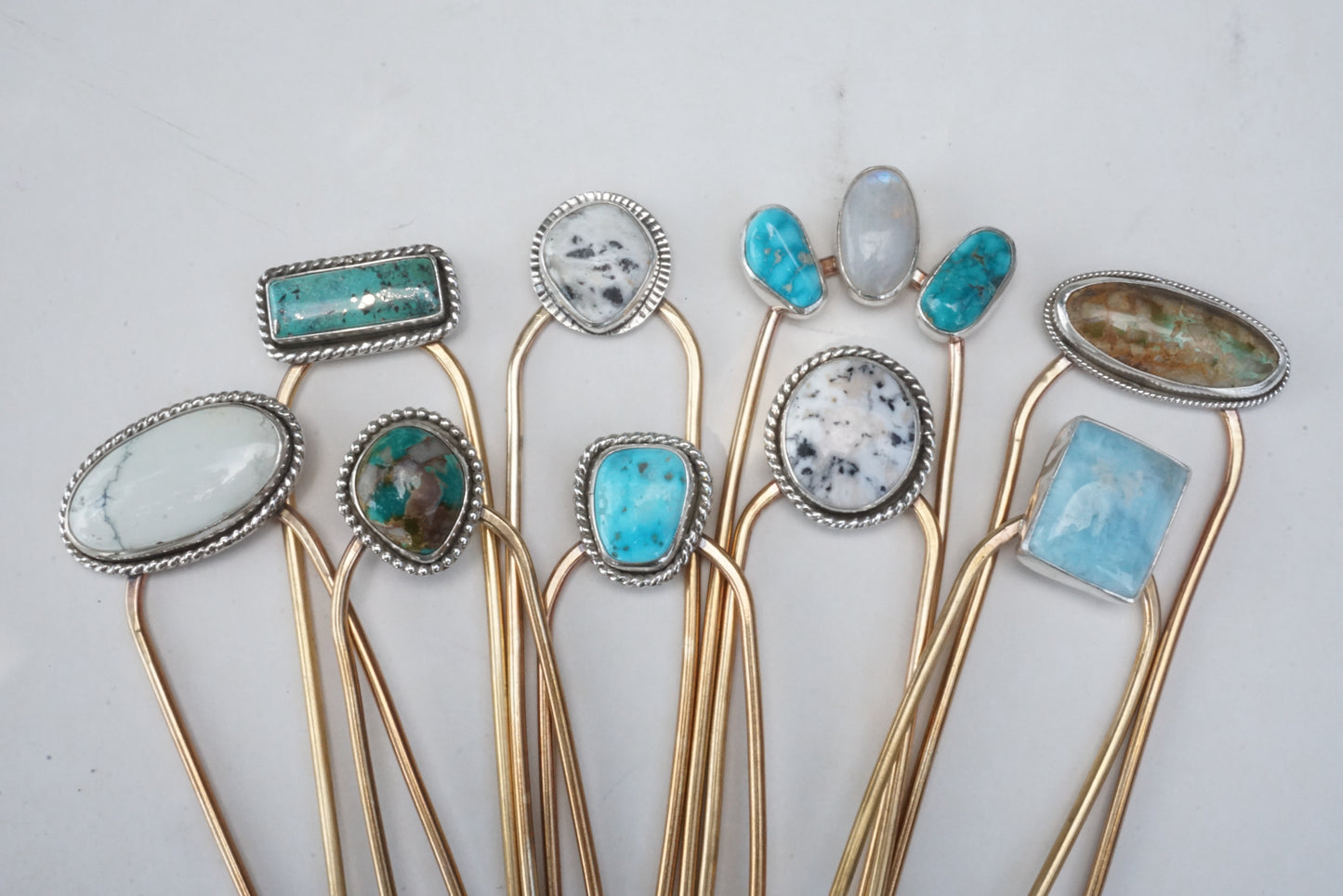 Hair Fork (Blue Moon/Moonstone)
